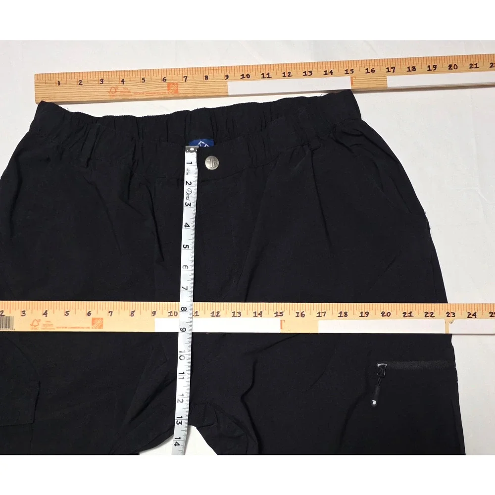 OUTDOORSPORTS Men’s Quick Dry Stretch Hiking Cargo Pants Black Size US XXL